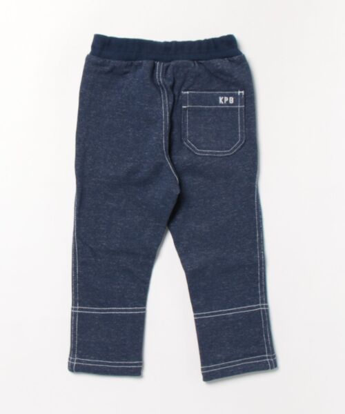KP BOY(ケーピーボーイ)の「ロールアップも楽しめる 裏毛パンツ(その他パンツ・キッズ・ブラック/ネイビー・90cm/110cm/100cm/120cm/130cm/140cm/150cm/80cm)」の3枚目の写真