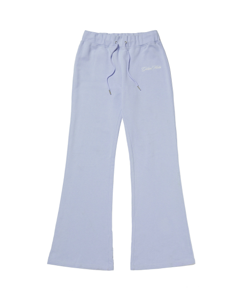 GILAARCHIVE（ギラアーカイブ）の「[X hieta] SIDE EYELET SIGNATURE LOGO SWEAT PANTS_SKY BLUE（スウェットパンツ・レディース・その他・FREE）」の4枚目の写真