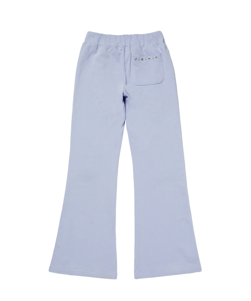 GILAARCHIVE（ギラアーカイブ）の「[X hieta] SIDE EYELET SIGNATURE LOGO SWEAT PANTS_SKY BLUE（スウェットパンツ・レディース・その他・FREE）」の5枚目の写真