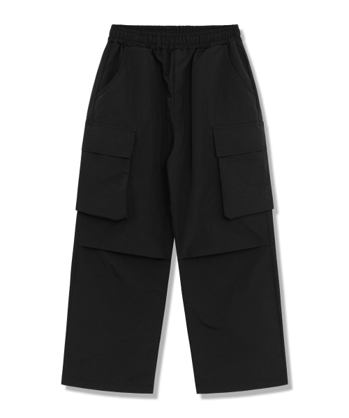 PIANER KIDS(ピアネールキッズ)の「ナイロンカーゴパラシュートパンツ(ブラック)(スウェットパンツ・レディース・ブラック・S(120-130cm)/M(130-140cm)/L(140-150cm)/XL(150-160㎝))」の7枚目の写真