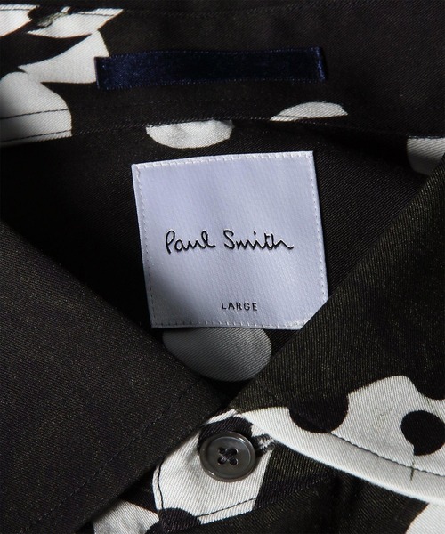 Paul Smith(ポールスミス)の「"Mix Polka" プリントシャツ / 263322 A112(シャツ/ブラウス・メンズ・ブラック・X-LARGE/LARGE/MEDIUM/SMALL)」の4枚目の写真