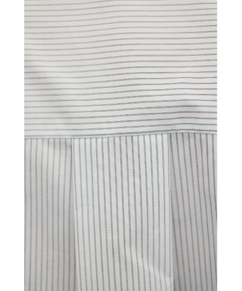 STYLEMIXER(スタイルミキサー)の「ストライプワイドカフオーバーシャツ(シャツ/ブラウス・レディース・ホワイト/ベージュ/イエロー・FREE)」の10枚目の写真