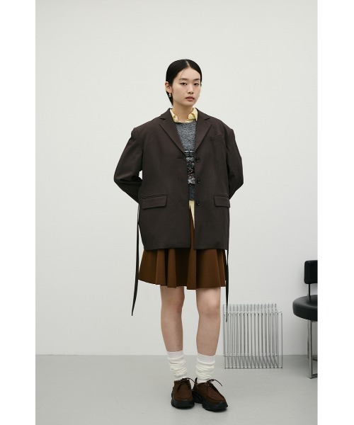 STYLEMIXER(スタイルミキサー)の「ストライプワイドカフオーバーシャツ(シャツ/ブラウス・レディース・ホワイト/ベージュ/イエロー・FREE)」の15枚目の写真