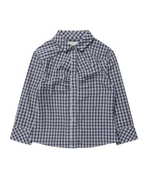 THEVINYLHOUSE(ザバイニルハウス)の「THREE-QUARTER SLEEVE SHIRTS (W) BLUE(シャツ/ブラウス・レディース・その他・SMALL/MEDIUM)」の6枚目の写真
