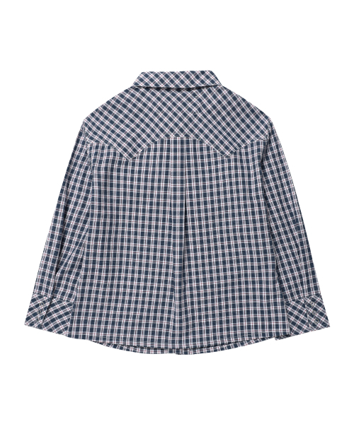 THEVINYLHOUSE(ザバイニルハウス)の「THREE-QUARTER SLEEVE SHIRTS (W) BLUE(シャツ/ブラウス・レディース・その他・SMALL/MEDIUM)」の7枚目の写真