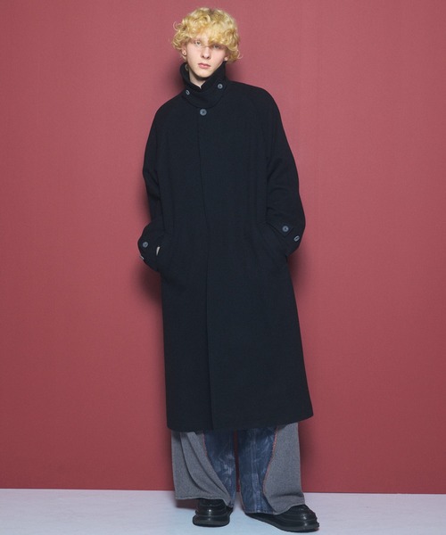 MAISON SPECIAL(メゾンスペシャル)の「《UNISEX》異素材ドッキングプライムワイドデニムパンツ/Different Material Docking Prime-Wide Denim Pants【MAISON SPECIAL/メゾンスペシャル】(デニムパンツ・メンズ・ブラック/ネイビー・0/2/1)」の9枚目の写真