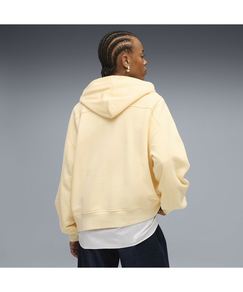 PUMA(プーマ)の「PUMA プーマ ウィメンズ ESS オーバーサイズ フーディ TR(パーカー・レディース・ブラック/アイボリー・X-LARGE/SMALL/LARGE/MEDIUM)」の3枚目の写真