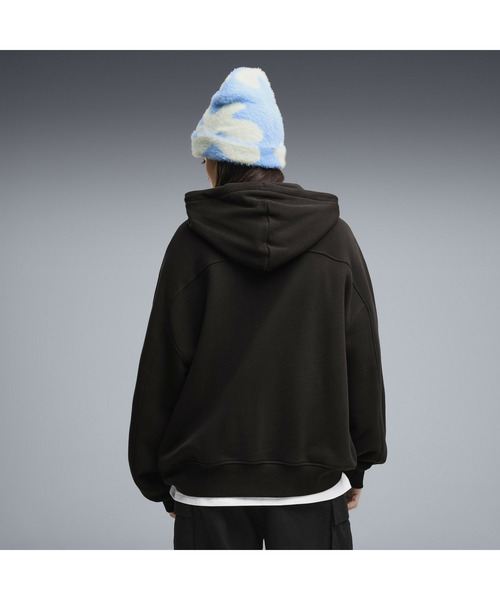 PUMA(プーマ)の「PUMA プーマ ウィメンズ ESS オーバーサイズ フーディ TR(パーカー・レディース・ブラック/アイボリー・X-LARGE/SMALL/LARGE/MEDIUM)」の7枚目の写真