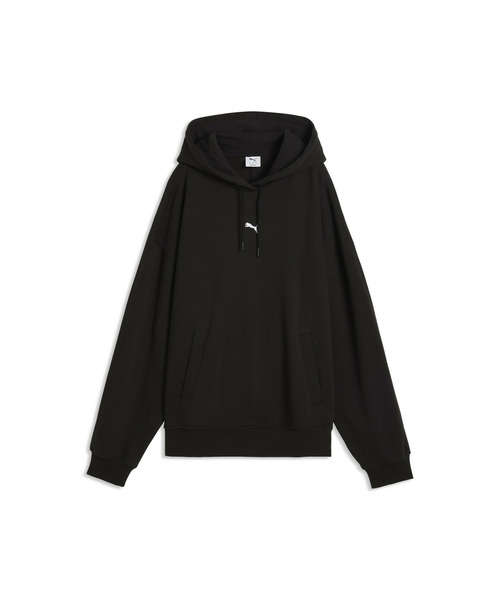 PUMA(プーマ)の「PUMA プーマ ウィメンズ ESS オーバーサイズ フーディ TR(パーカー・レディース・ブラック/アイボリー・X-LARGE/SMALL/LARGE/MEDIUM)」の9枚目の写真