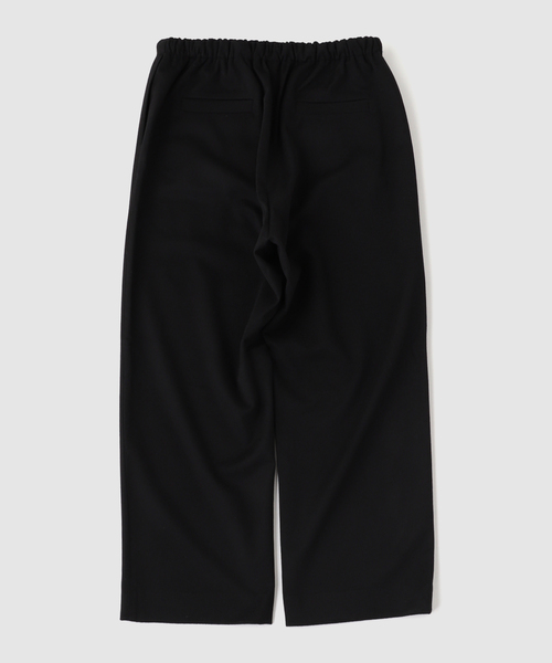Gabriela Coll Garments(ガブリエラコールガーメンツ)の「G.C.G(ガブリエラコールガーメンツ) HEAVY WOOL DRAWSTRING TROUSERS(スラックス・メンズ・ブラック・1/2)」の5枚目の写真