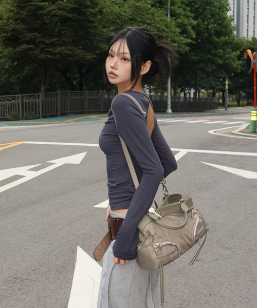 Carlyn（カーリン）の「KIKO H76332010 カーキ（ショルダーバッグ・レディース・カーキ・FREE）」の3枚目の写真