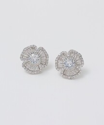 フラワーパヴェ ピアス