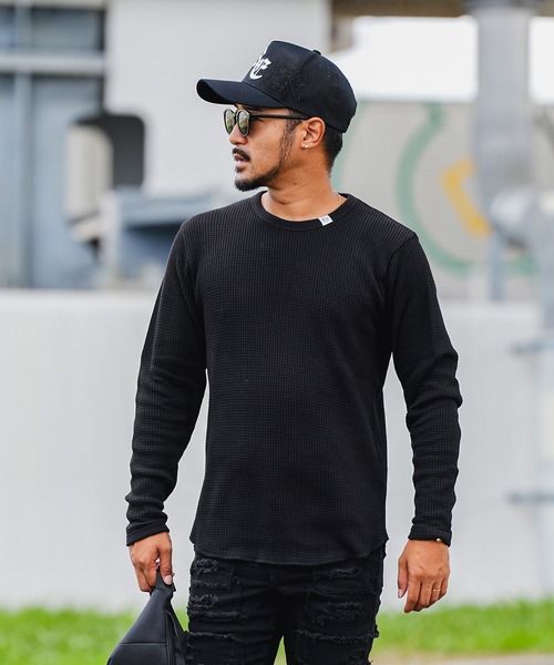 adamsJUGGLER(アダムスジャグラー)の「RTEG P/Nワッフルロンティー(Tシャツ/カットソー・メンズ・ホワイト/ブラック/グレー・XL/L/S/M/XXL)」の17枚目の写真