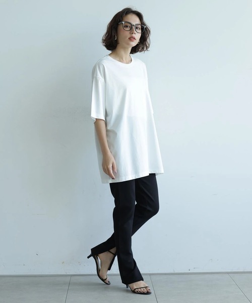 Arpege story(アルページュストーリー)の「〈着るスキンケア〉レギンスパンツ(その他パンツ・レディース・ブラック/チャコールグレー・2/1)」の5枚目の写真