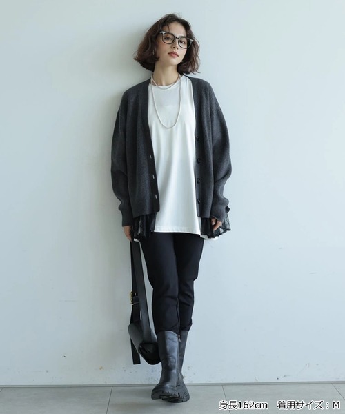 Arpege story(アルページュストーリー)の「〈着るスキンケア〉レギンスパンツ(その他パンツ・レディース・ブラック/チャコールグレー・2/1)」の6枚目の写真