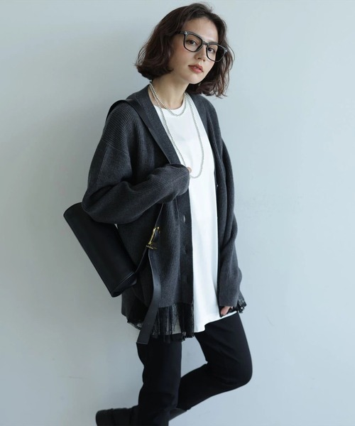 Arpege story(アルページュストーリー)の「〈着るスキンケア〉レギンスパンツ(その他パンツ・レディース・ブラック/チャコールグレー・2/1)」の7枚目の写真