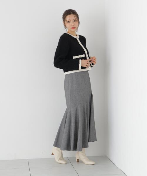 PROPORTION BODY DRESSING(プロポーションボディドレッシング)の「マチ付きマーメイドスカート / 1216220100(スカート・レディース・ブラウン系その他/グレー系その他・MEDIUM/P/S)」の1枚目の写真