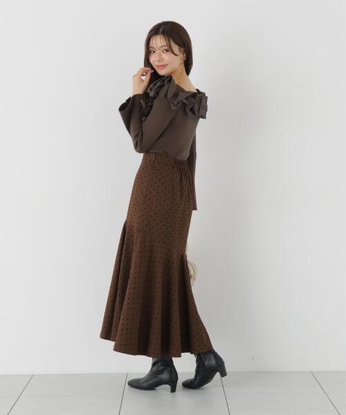 PROPORTION BODY DRESSING(プロポーションボディドレッシング)の「マチ付きマーメイドスカート / 1216220100(スカート・レディース・ブラウン系その他/グレー系その他・MEDIUM/P/S)」の11枚目の写真