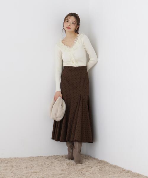 PROPORTION BODY DRESSING(プロポーションボディドレッシング)の「マチ付きマーメイドスカート / 1216220100(スカート・レディース・ブラウン系その他/グレー系その他・MEDIUM/P/S)」の14枚目の写真