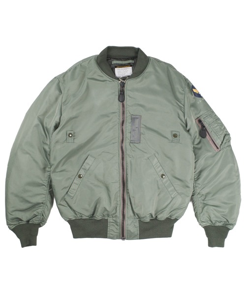HOUSTON(ヒューストン)の「【UT217】【HOUSTON/ヒューストン】B-15D MODIFY FLIGHT JACKET 5006C(ミリタリージャケット・メンズ・セージグリーン・42/44)」の1枚目の写真