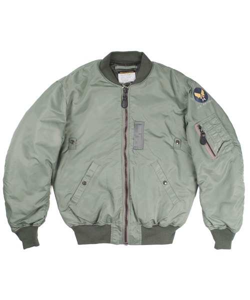 HOUSTON(ヒューストン)の「【UT217】【HOUSTON/ヒューストン】B-15D MODIFY FLIGHT JACKET 5006C(ミリタリージャケット・メンズ・セージグリーン・42/44)」の2枚目の写真