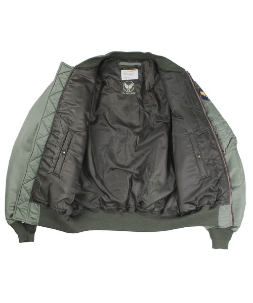 HOUSTON(ヒューストン)の「【UT217】【HOUSTON/ヒューストン】B-15D MODIFY FLIGHT JACKET 5006C(ミリタリージャケット・メンズ・セージグリーン・42/44)」の11枚目の写真