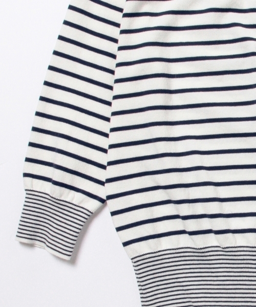 Ray BEAMS（レイビームス）の「Ray BEAMS / ボーダーオフショルダー（Tシャツ/カットソー・レディース・ホワイト/ブラック/レッド・ONE SIZE）」の15枚目の写真