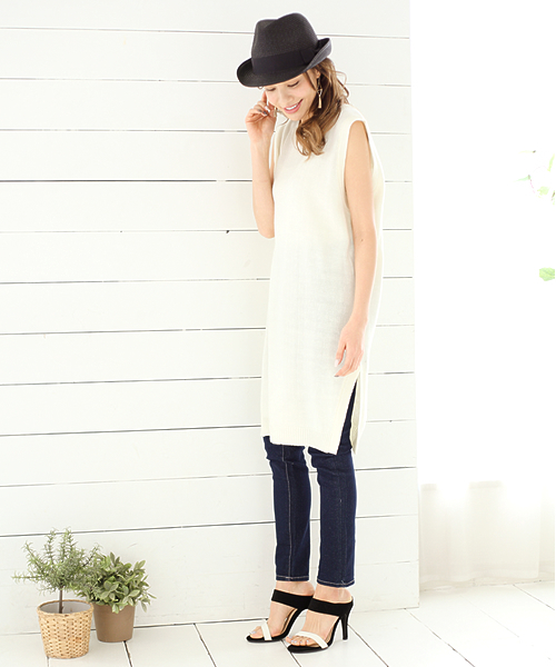 Re:EDIT（リエディ）の「リボンタイプストローハット/帽子/HAT[Re:EDIT/リエディ]＜2016 春夏新作＞（ハット・レディース・ベージュ/ブラック/キャメル・FREE）」の11枚目の写真