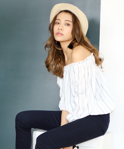 Re:EDIT（リエディ）の「リボンタイプストローハット/帽子/HAT[Re:EDIT/リエディ]＜2016 春夏新作＞（ハット・レディース・ベージュ/ブラック/キャメル・FREE）」の16枚目の写真