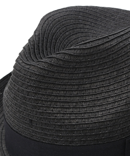 Re:EDIT（リエディ）の「リボンタイプストローハット/帽子/HAT[Re:EDIT/リエディ]＜2016 春夏新作＞（ハット・レディース・ベージュ/ブラック/キャメル・FREE）」の6枚目の写真