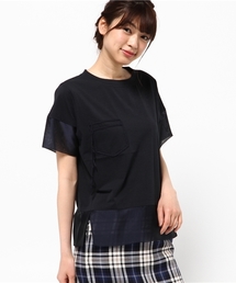 オーガンジー ハイブリッド Tシャツ