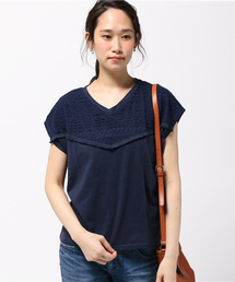 VENCEEXCHANGE | レースフリンジT             (Tシャツ/カットソー)