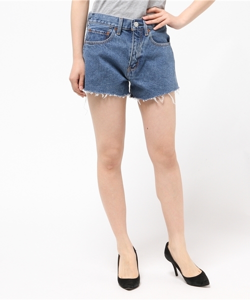 MOUSSY(マウジー)の「DENIM S/PT(デニムパンツ・レディース・ブルー/ライトブルー・1/0/2)」の8枚目の写真