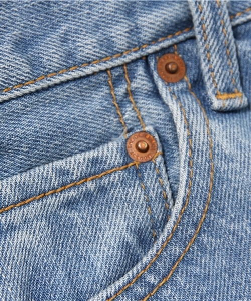 MOUSSY(マウジー)の「DENIM S/PT(デニムパンツ・レディース・ブルー/ライトブルー・1/0/2)」の6枚目の写真