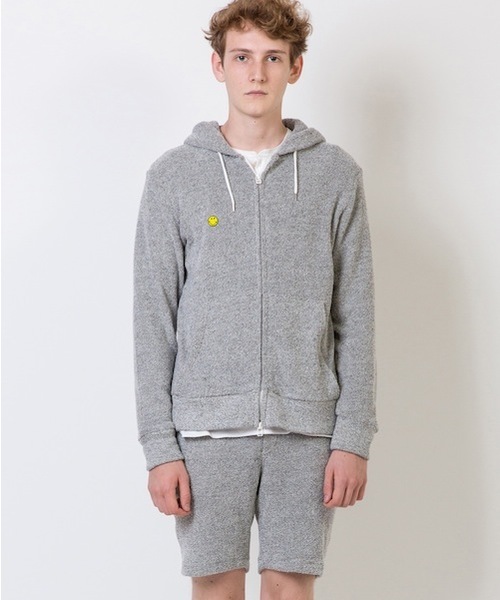 rehacer(レアセル)の「rehacer : Comfort Pile Setup(パーカー・メンズ・グレー/ネイビー・SMALL/LARGE/MEDIUM)」の3枚目の写真
