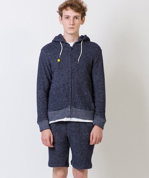 rehacer(レアセル)の「rehacer : Comfort Pile Setup(パーカー・メンズ・グレー/ネイビー・SMALL/LARGE/MEDIUM)」の5枚目の写真