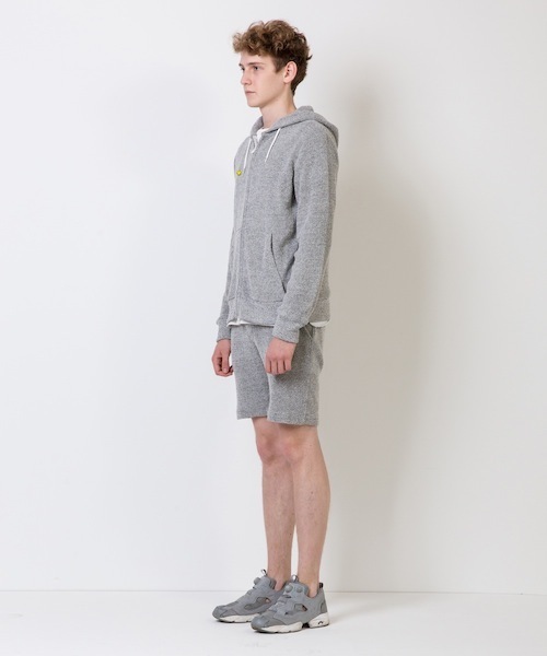 rehacer(レアセル)の「rehacer : Comfort Pile Setup(パーカー・メンズ・グレー/ネイビー・SMALL/LARGE/MEDIUM)」の18枚目の写真