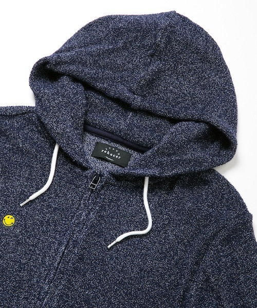 rehacer(レアセル)の「rehacer : Comfort Pile Setup(パーカー・メンズ・グレー/ネイビー・SMALL/LARGE/MEDIUM)」の8枚目の写真