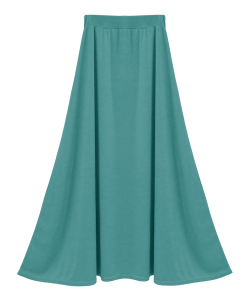 Pierrot（ピエロ）の「無地マキシスカート ロング丈（スカート・レディース・ブラック/ブルー系その他2/カーキオリーブ/杢グレー/グリーン系その他/ネイビー/ブルー系その他/オレンジ/サンドベージュ/ライトブルーグレー/ピンクベージュ/ブルー/レッド系その他/マスタード/イエロー系その他/ピンク系その他/ブラウン系その他/グリーン系その他2/パープル系その他/ベージュ・L/M）」の12枚目の写真