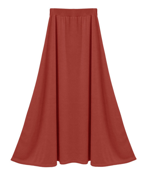 Pierrot（ピエロ）の「無地マキシスカート ロング丈（スカート・レディース・ブラック/ブルー系その他2/カーキオリーブ/杢グレー/グリーン系その他/ネイビー/ブルー系その他/オレンジ/サンドベージュ/ライトブルーグレー/ピンクベージュ/ブルー/レッド系その他/マスタード/イエロー系その他/ピンク系その他/ブラウン系その他/グリーン系その他2/パープル系その他/ベージュ・L/M）」の19枚目の写真