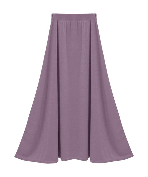 Pierrot（ピエロ）の「無地マキシスカート ロング丈（スカート・レディース・ブラック/ブルー系その他2/カーキオリーブ/杢グレー/グリーン系その他/ネイビー/ブルー系その他/オレンジ/サンドベージュ/ライトブルーグレー/ピンクベージュ/ブルー/レッド系その他/マスタード/イエロー系その他/ピンク系その他/ブラウン系その他/グリーン系その他2/パープル系その他/ベージュ・L/M）」の14枚目の写真