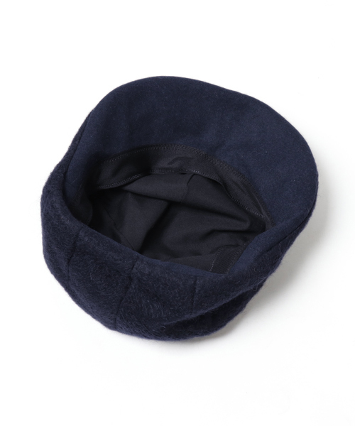 LBC(エルビーシー)の「モヘア変形キャスケット (キャスケット・レディース・ベージュ/ネイビー・ONE SIZE)」の6枚目の写真