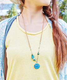 チャイハネ | 【チャイハネ】スマイルストーンクラッシュネックレス(ネックレス)