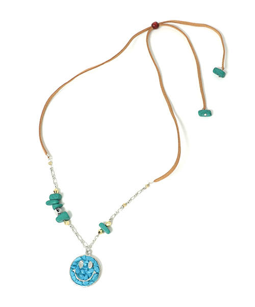 チャイハネ（チャイハネ）の「【チャイハネ】ストーンクラッシュネックレス（ネックレス・レディース・ターコイズブルー/ホワイト・FREE）」の7枚目の写真