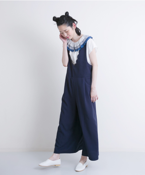 merlot plus(メルロープリュス)の「グラデティアードピエロ襟ブラウス2935(シャツ/ブラウス・レディース・ブルー/オレンジ・FREE)」の18枚目の写真