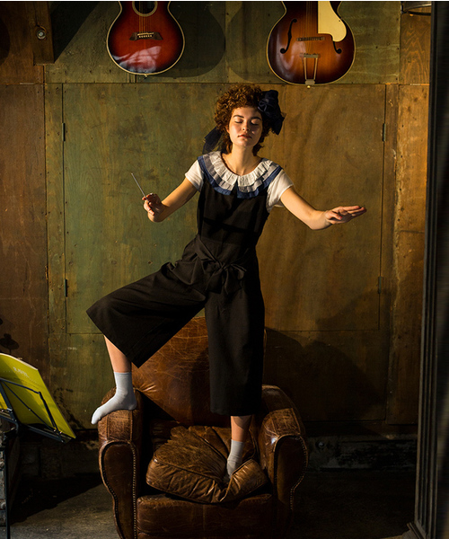 merlot plus(メルロープリュス)の「グラデティアードピエロ襟ブラウス2935(シャツ/ブラウス・レディース・ブルー/オレンジ・FREE)」の6枚目の写真