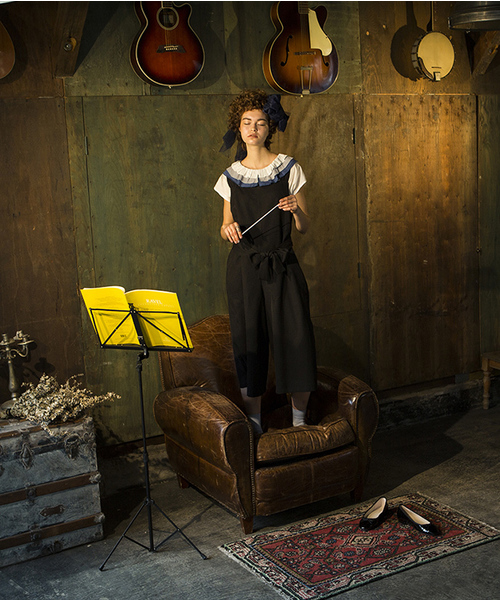 merlot plus(メルロープリュス)の「グラデティアードピエロ襟ブラウス2935(シャツ/ブラウス・レディース・ブルー/オレンジ・FREE)」の8枚目の写真