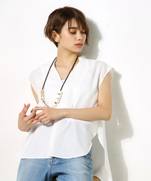 AZUL by moussy | ノースリスキッパーシャツ(シャツ/ブラウス)