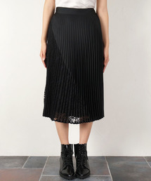 NINE | レースコンビプリーツスカート(スカート)