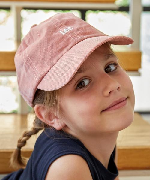 Lee（リー）の「【LEE(リー)】ロゴ キャップ（キャップ・キッズ・ホワイト/グレー/ピンク・53-55cm）」の3枚目の写真
